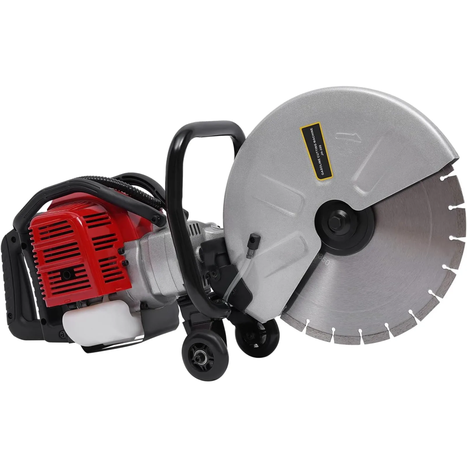 

﻿ 13 Inch Gasoline Concrete Saw, Heavy Duty 1400W Cutting Saw with Pure Copper Motor, for Fast Cutting of Cement, Asphalt, Tile