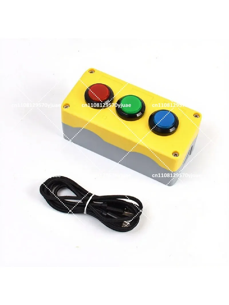 Industrial Control USB Keyboard with Full Key Function, CNC Simulation, Enter Key, Lottery Answer Button for Computer