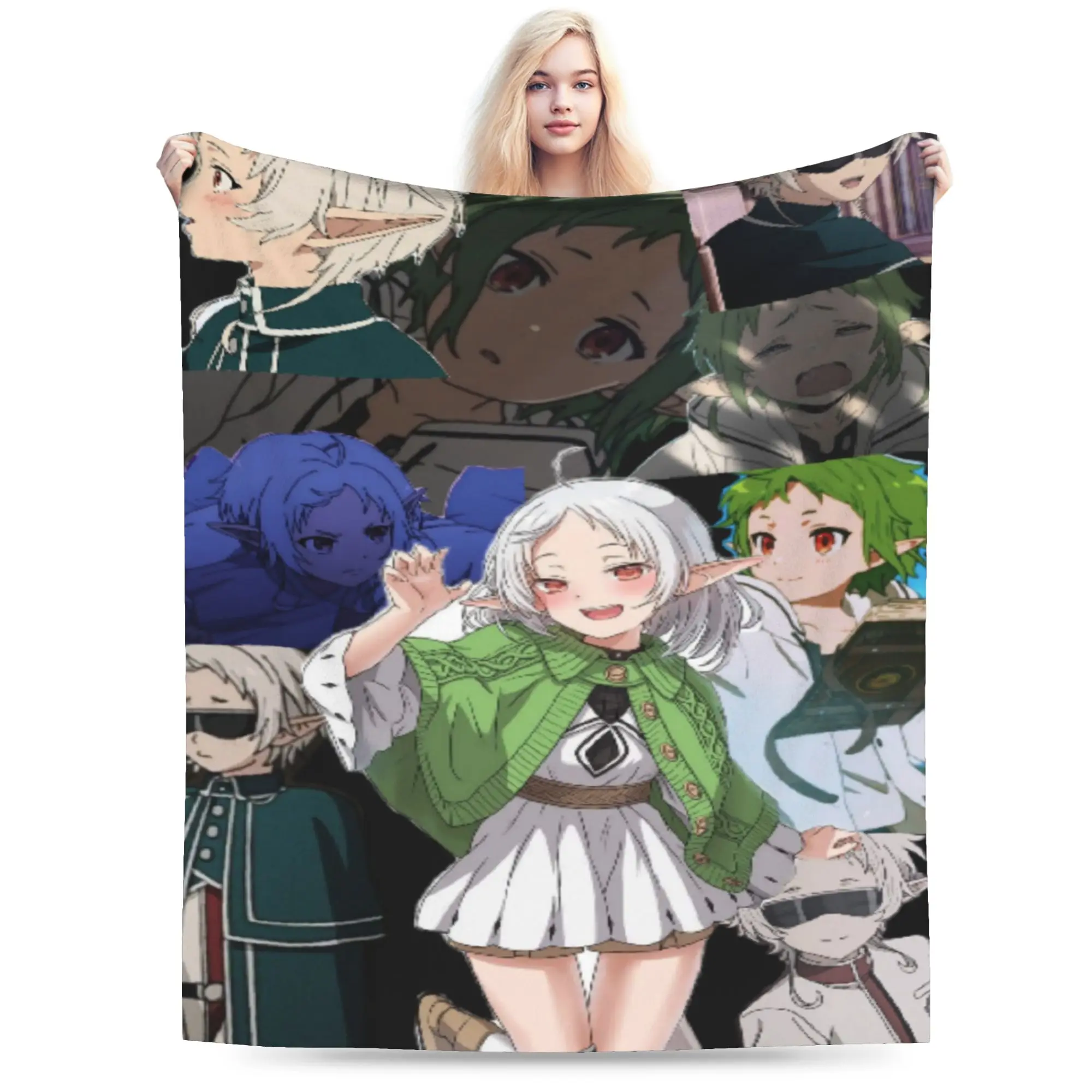 Sylphiette Mushokus  Merch Blankets Super Soft Flannel  Throw Blanket Relax Rug Piece