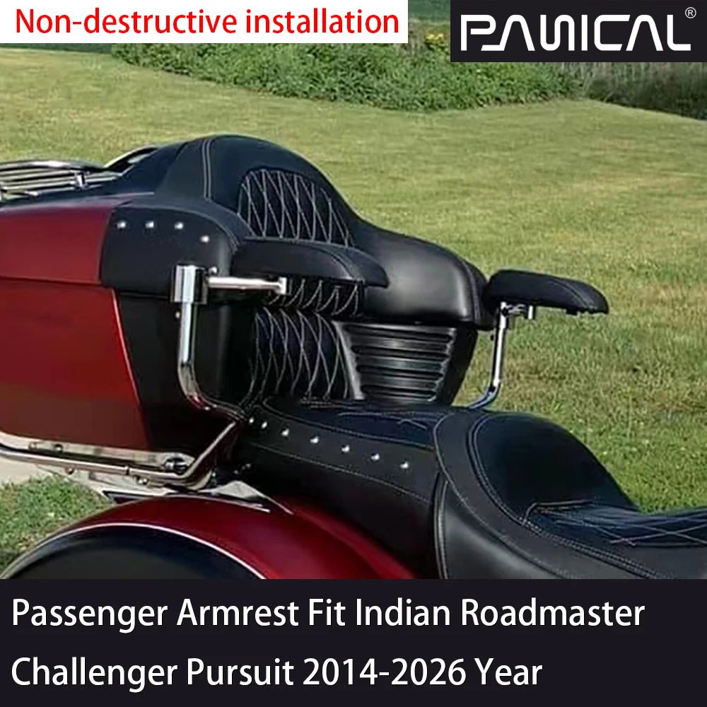 For INDIAN Roadmaster INDIAN Pursuit Passenger Armrest Trunk Left Right Support Roadmaster Pursuit Motorcycle Pursuit 2014-2026