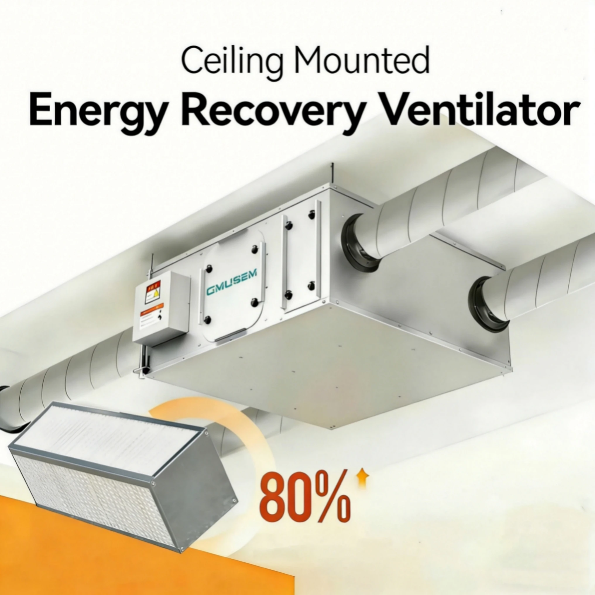 

Commercial & Residential Modern HVAC Energy Saving Ventilation System With For Purification For Kitchen & Warehouse