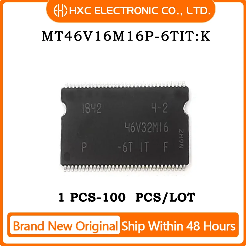 

1PCS/10PCS/50PCS/100PCS MT46V16M16P-6TIT:K MT46V16M16P Brand New Original IC CHIP