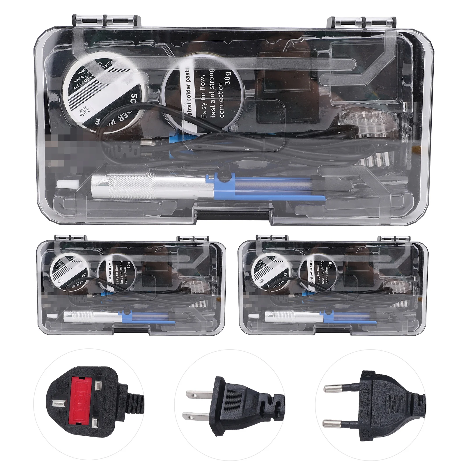 

Soldering Iron Kit 12-in-1, Temperature 180-500°C with LCD Display, 90W Welding Tool Set with Soldering Iron Tips