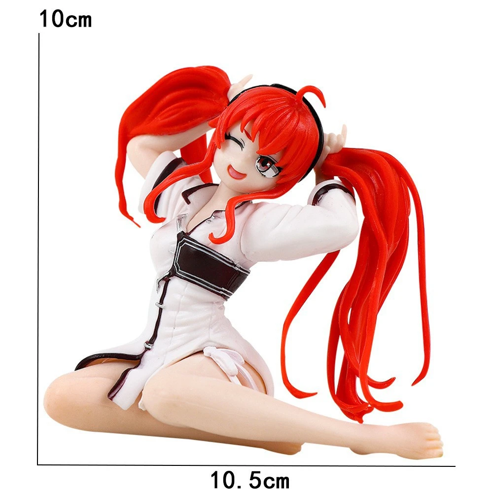 H atsune Mikuอะนิเมะน่ารักการ์ตูนพีวีซีรุ่นการกระทําตกแต่งรถตุ๊กตาของเล่นสีชมพูซากุระกระโปรงนั่งคอลเลกชันเครื่องประดับ