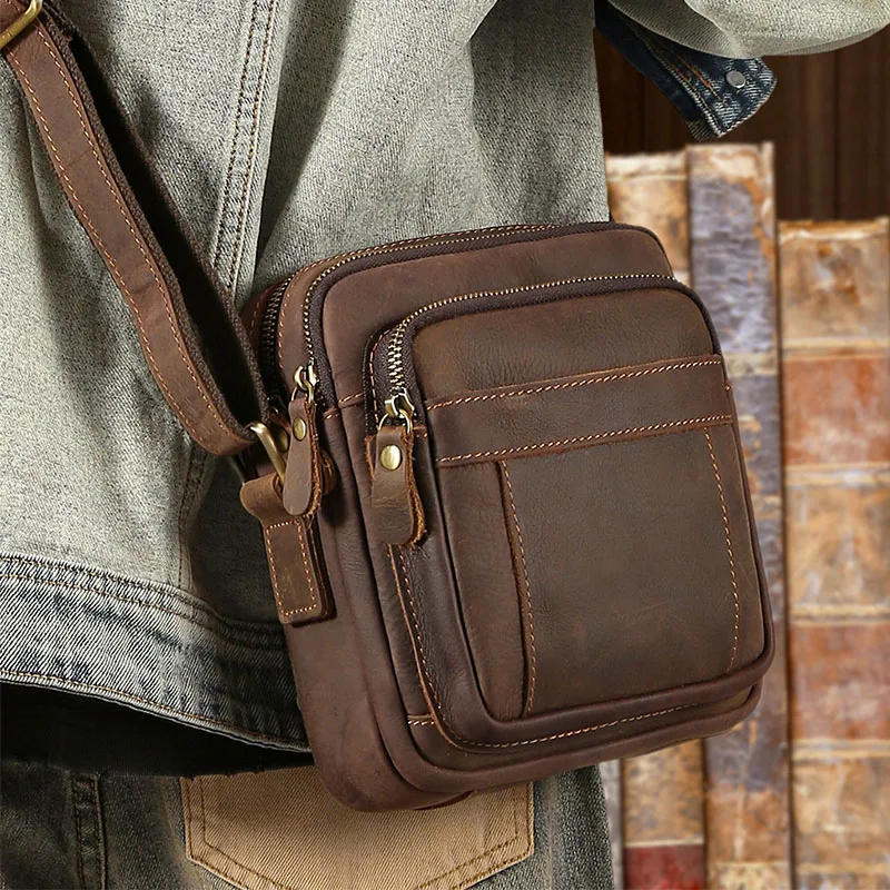 multi-double-zipper-pockets-small-shoulder-purse-compact-cell-phone-wallet-bag-for-men-genuine-leather-mini-crossbody-sling-bags