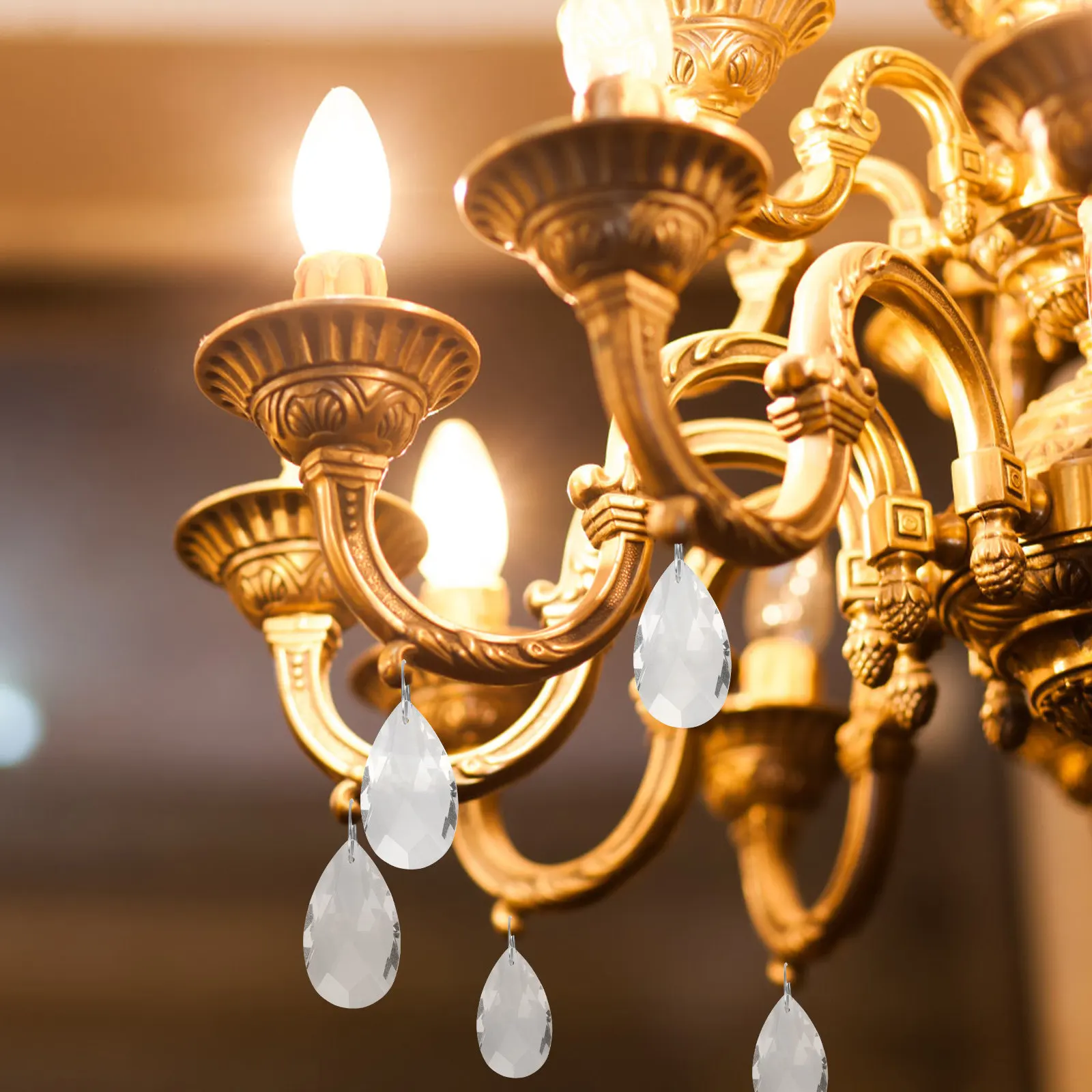 

10 шт. прозрачных хрустальных подвесок премиум-класса для украшения рождественской елки, бусин, занавесок, ловцов солнца, декора для дома