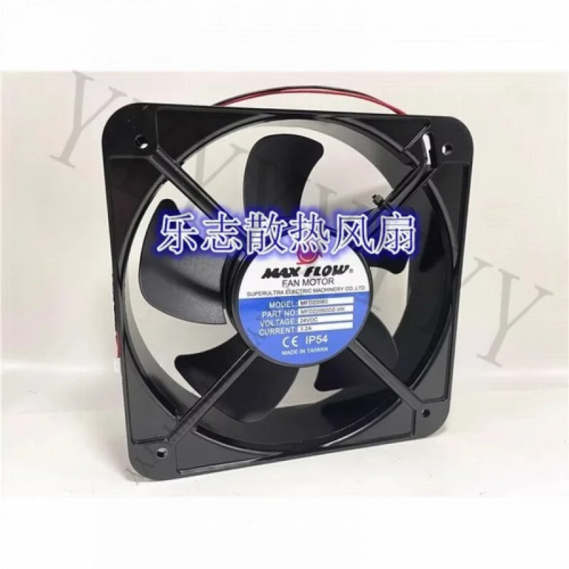 Y+ FOR MAX FLOW MFD22060D2-VH DC 24V 3.2A 20060 20CM 2-Wire Cooling Fan