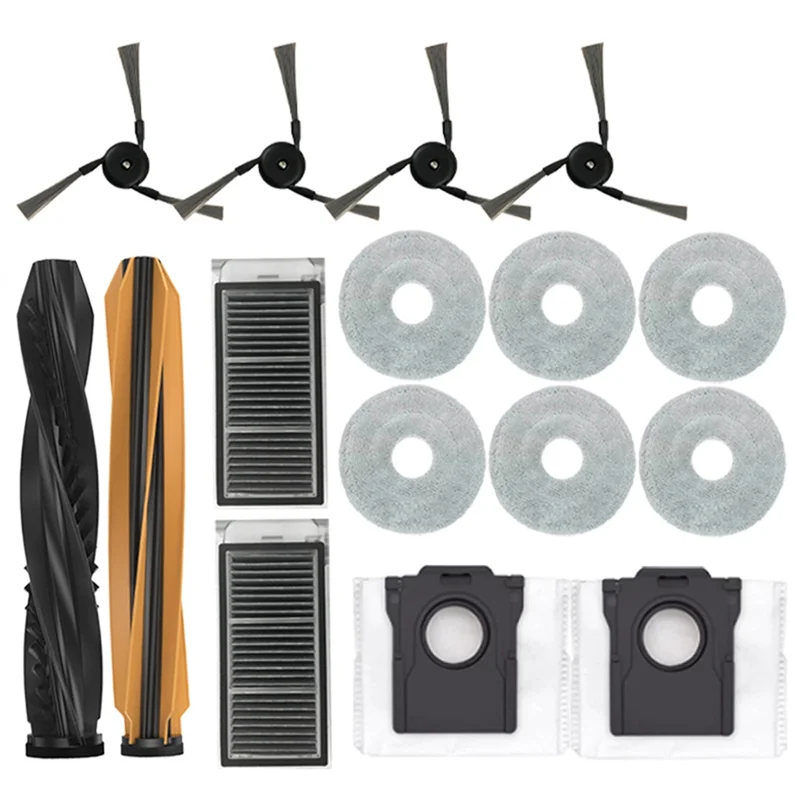 

AC93-для Dreame X50 Master, X50spro Ultra, X50ultra пылесосы, мешки для пыли, основная боковая щетка, фильтр Hepa, аксессуары для швабры