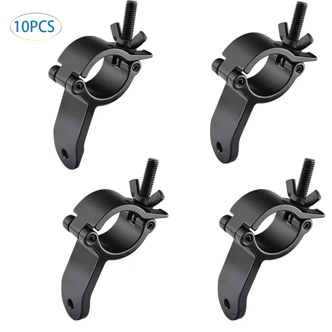 10 Packs Aluminum Stage Light Truss Clamp Fixture Clamps Loading for 40kg Tube 32-35mm hanging stage lighting Pipe  clamps