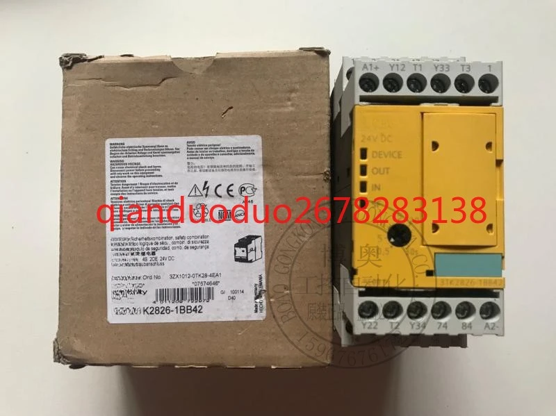 

Safety relay 3TK2826-1BB42 3TK2826-1BB41 0.5-30 S
