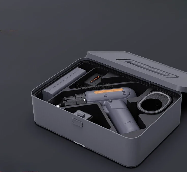 Combination Tool Box Box Hardware Complete Collection Suit Household Maintenance Full Set with Pistol Electric Drill