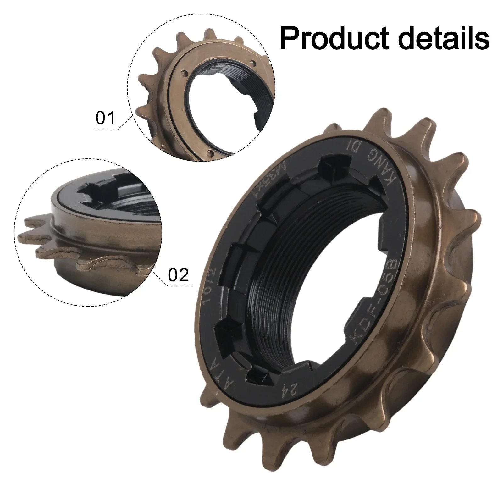 Alloy Fixed Gear Single Speed Bicycle Long Lasting Performance Old Or Broken Freewheel Package Content Product Name Single Speed