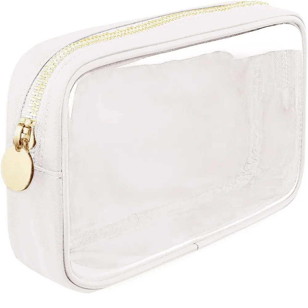 New Pvc Cosmetic Bag Large Capacity Storage Makeup Bag Shell Transparent Toiletry Bag Travel