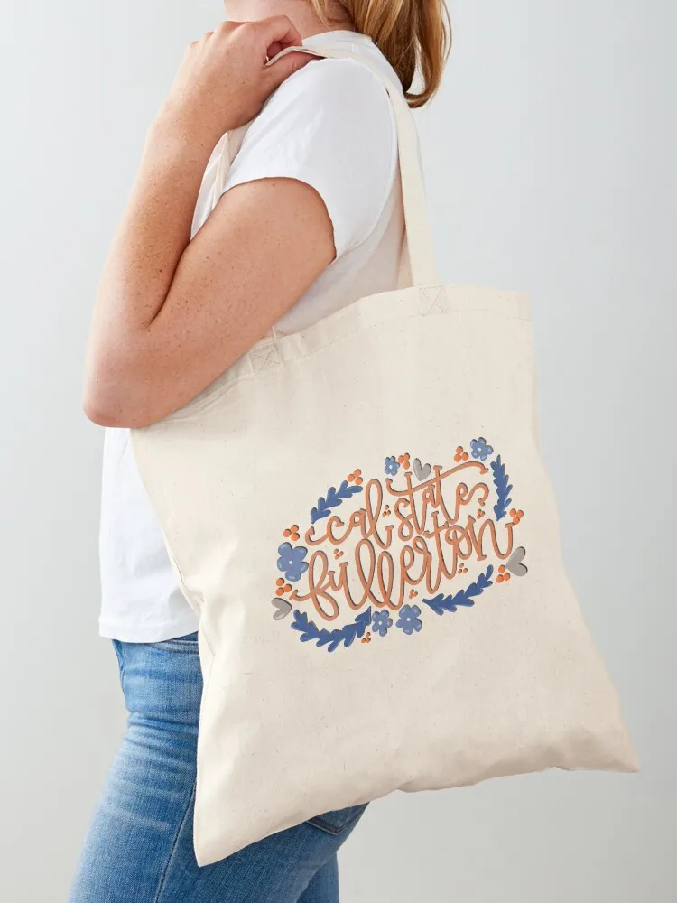

California State University, Fullerton, csuf, California Tote Bag personalized tote eco pack bag for beach custom canvas bag