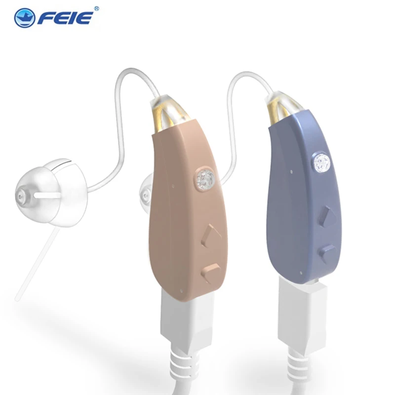 

USB Rechargeable Hearing Aid BTE Hearing Aids Ear Hearing Amplifier Adjustable Tone Hearing Device for Elderly Sound Amplifier