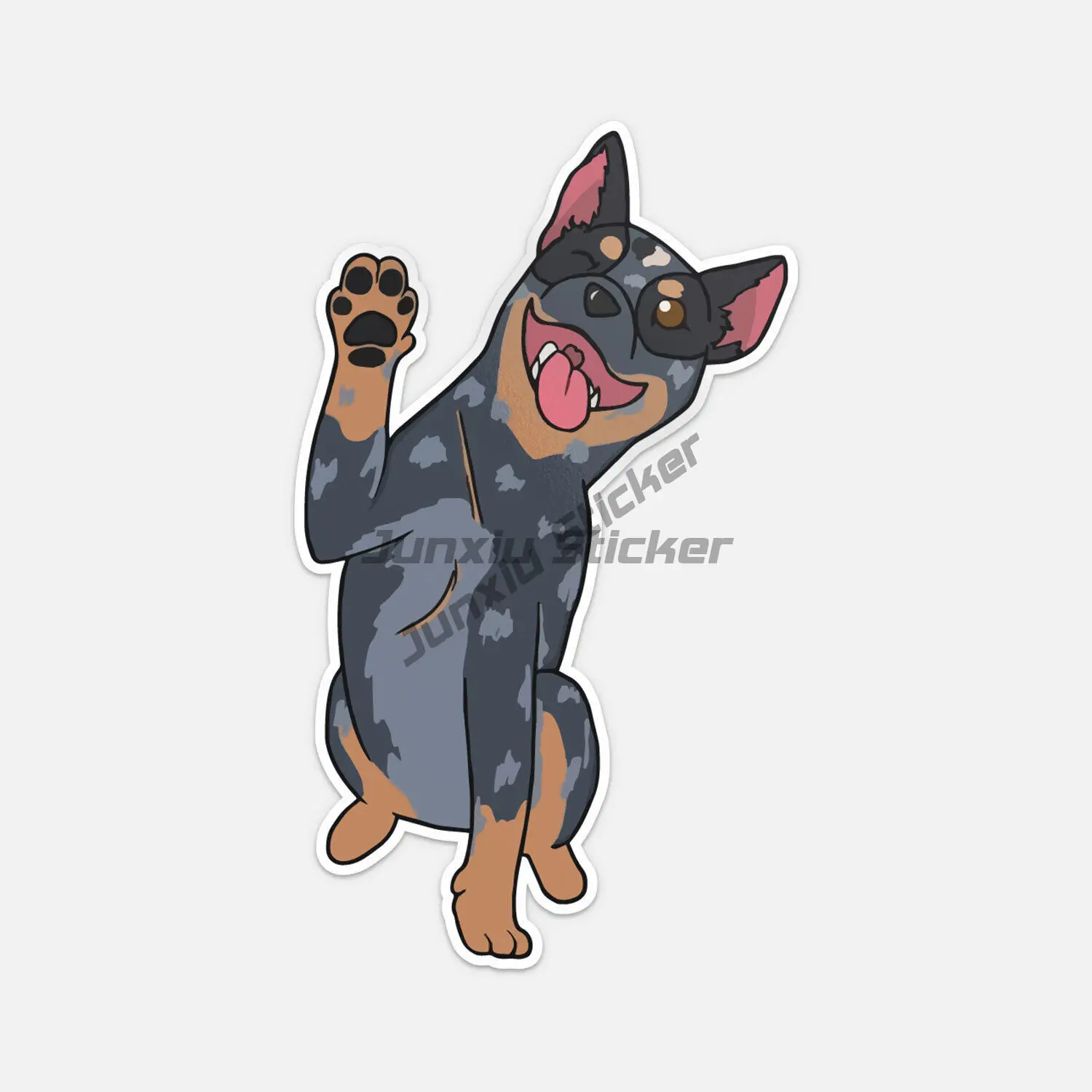 Blue Heeler Sticker Vinyl Car Bumper Decal - Window Truck Camper Guitar Car Body Reflector Wall