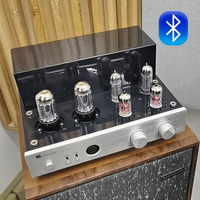 MUZISHARE X3T Electronic Tube Amplifier HIFI Bluetooth Input EL84 Single Ended Class A ECC83 Vacuum Tube Amplifier XLR Earphones