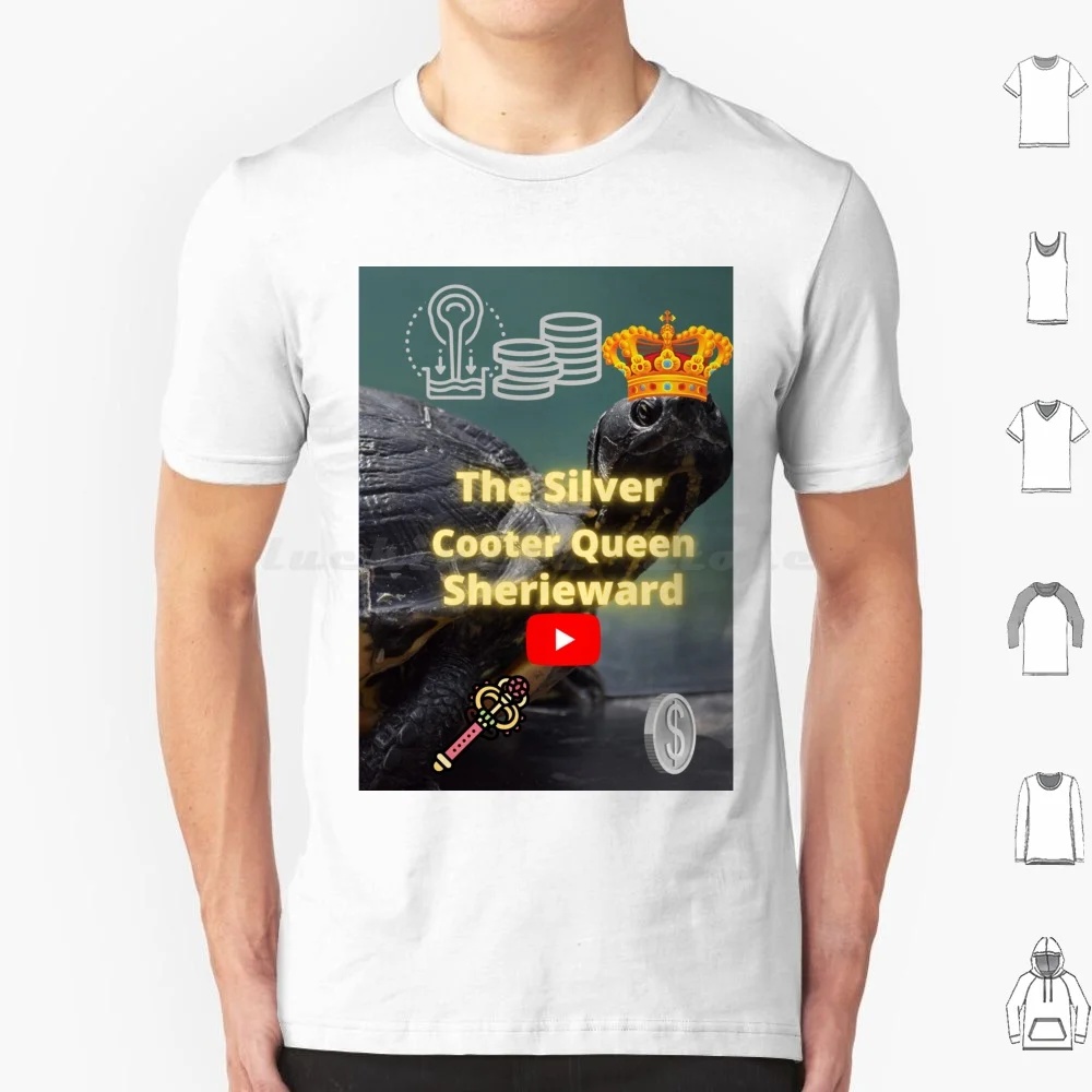 Cooter Queen Sherie T Shirt Cotton Men Women DIY Print Cooter Cooters Turtle Turtles Sherie Youtube You Tube Pourer Pouring