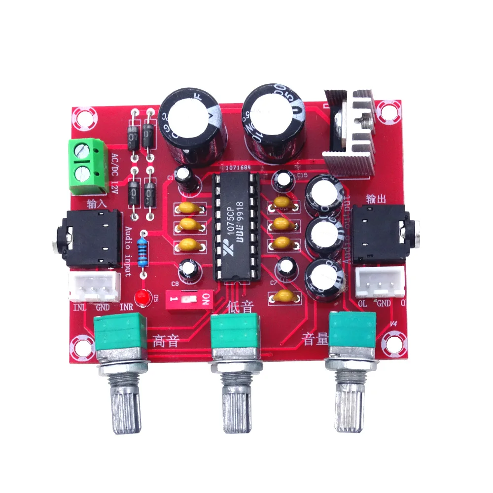 XH-M151 BBE XR1075 Preamp tone Board Audio treble bass adjustment equalizer Pre amplifier Tone Control Preamplifier