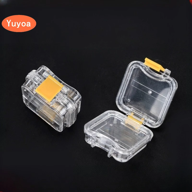 

30pcs Dental Membrane Box Dental Pillow Crown Box Membrane Showcase Dental Crown and Bridge Box with Latch Denture Storage Boxes