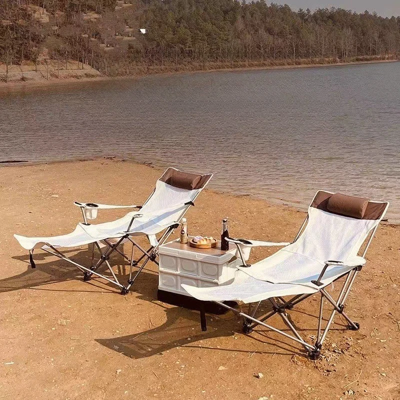 

Folding Beach Chair Foldable Lightweight Outdoor Garden Loungers Backrest Chair Lightweight Gadget Spiaggia Outdoor Furniture