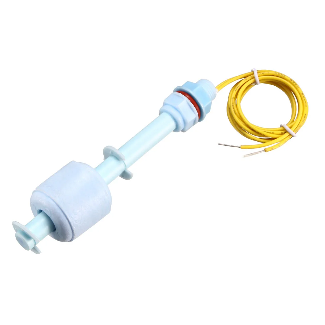 2pcs PP Float Switch M10 100mm Fish Tank Vertical Liquid Water Level Sensor Plastic Blue ZP8510 Float Switch