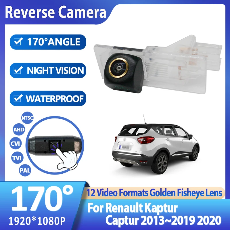 

170° Special Vehicle Starlight Night Vision Waterproof CCD HD AHD 1080P Car Rear View Camera For Renault Kaptur Captur 2013~2020