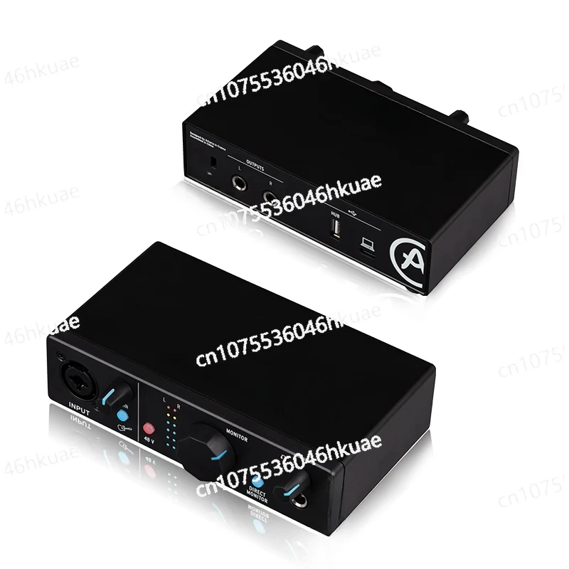 1 USB External Sound Card MIDI Recording Interface Plug and Play for Broadcasting,performance and Production