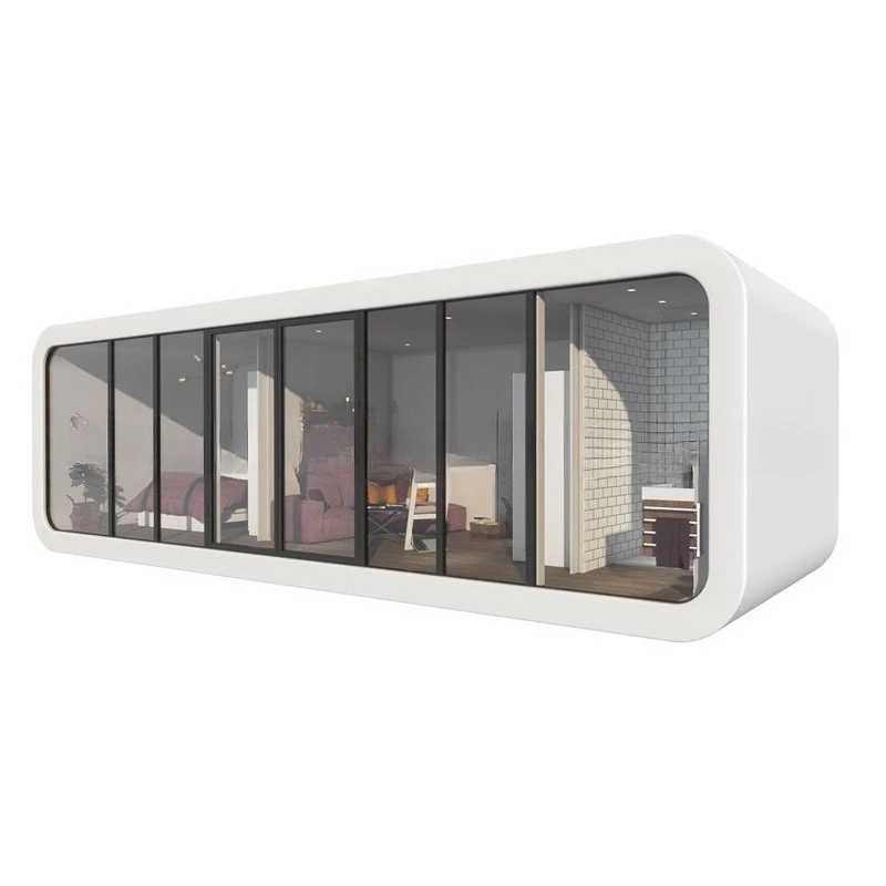 Camp soundproof cabin outdoor public smoking booth office mobile meeting room stall car space capsule manufacturer