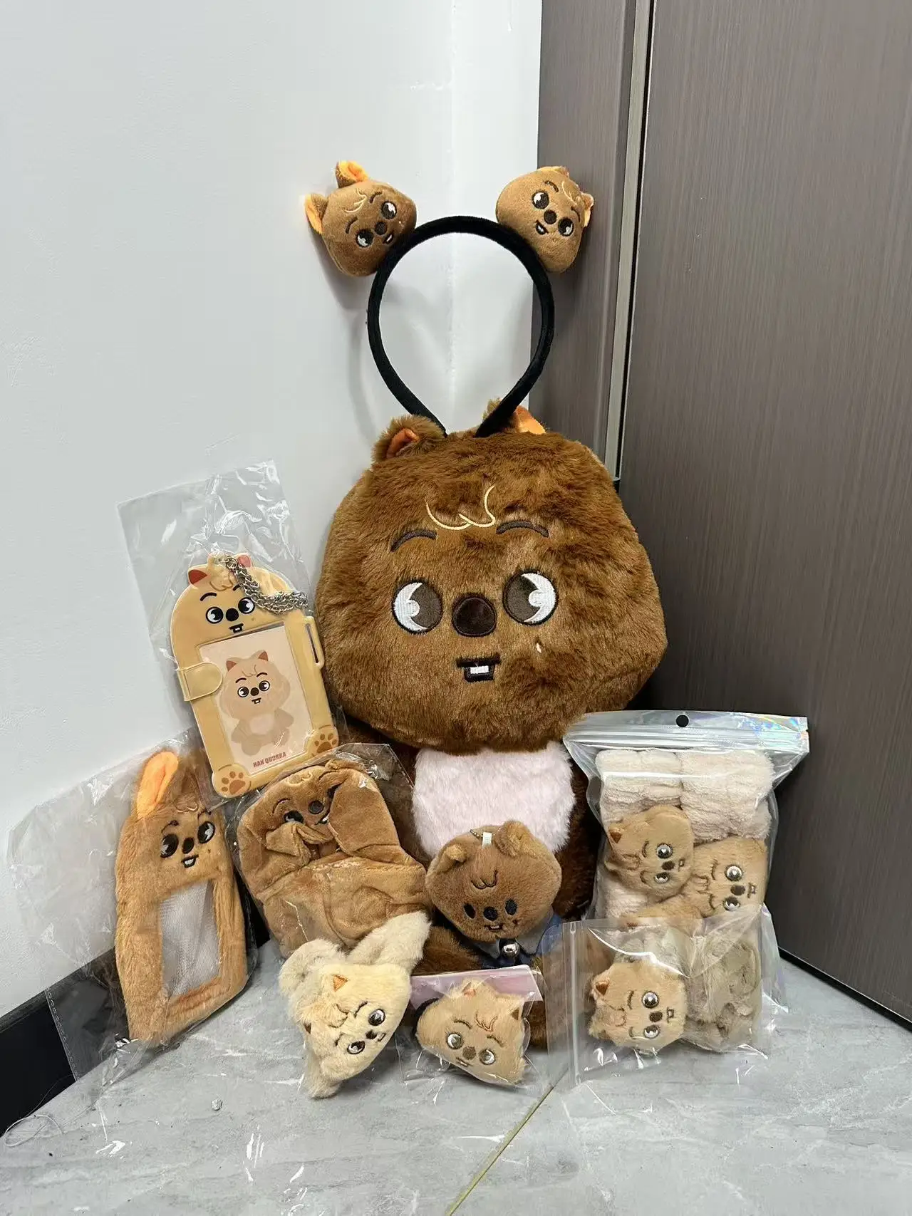 50 cm Kpop Skzoo Knuffel Wolfchan Kawaii Cartoon Knuffeldier Plushie Pop Grote Maat Kids Baby Slapen Kussen Gift 2025