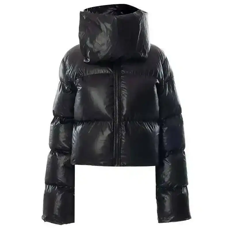 HKSH Autumn Winter New Men Tide Cotton Padded Jacket Scarf Collar Thick Long Sleeve Zipper Bread Chic Trendy RO Style Coat H2840