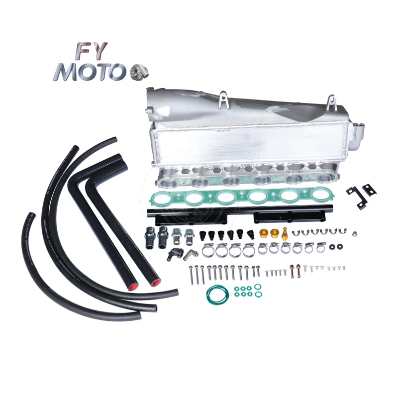 Silver Cast INTAKE MANIFOLD For BMW F22 M240I F30 340I 440I 16-19 HALF CNC With Core&accessories view 2