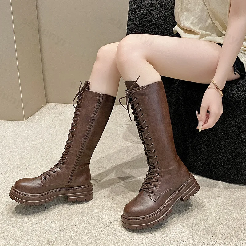 أحذية نسائية طويلة حتى الركبة  - مراجعة Women'S Fashion Knee High Boots وسعره