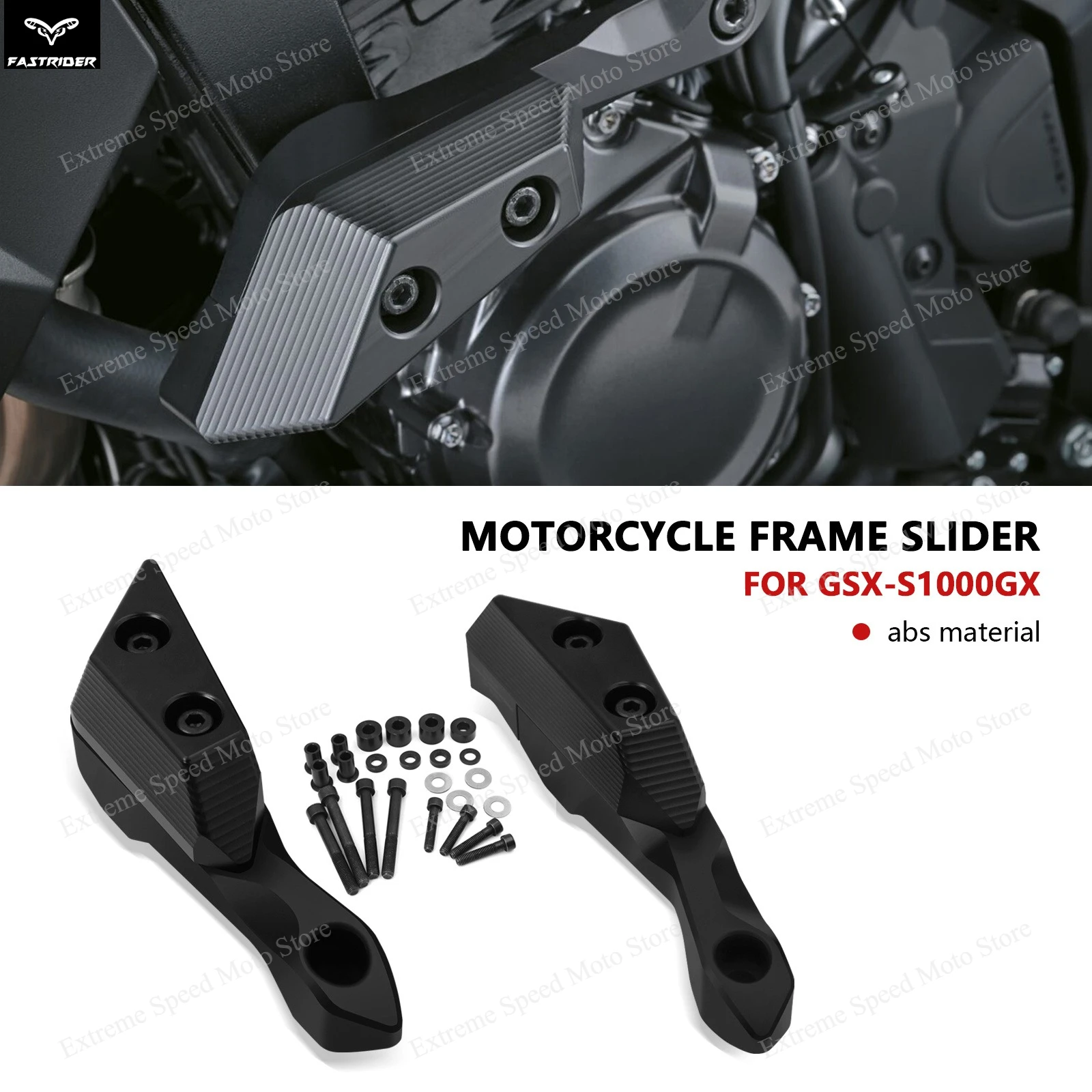 

Motorcycle Frame Slider Crash Protector Compatible with Suzuki GSX-S1000GX Engine Guard Anti Fall Protection