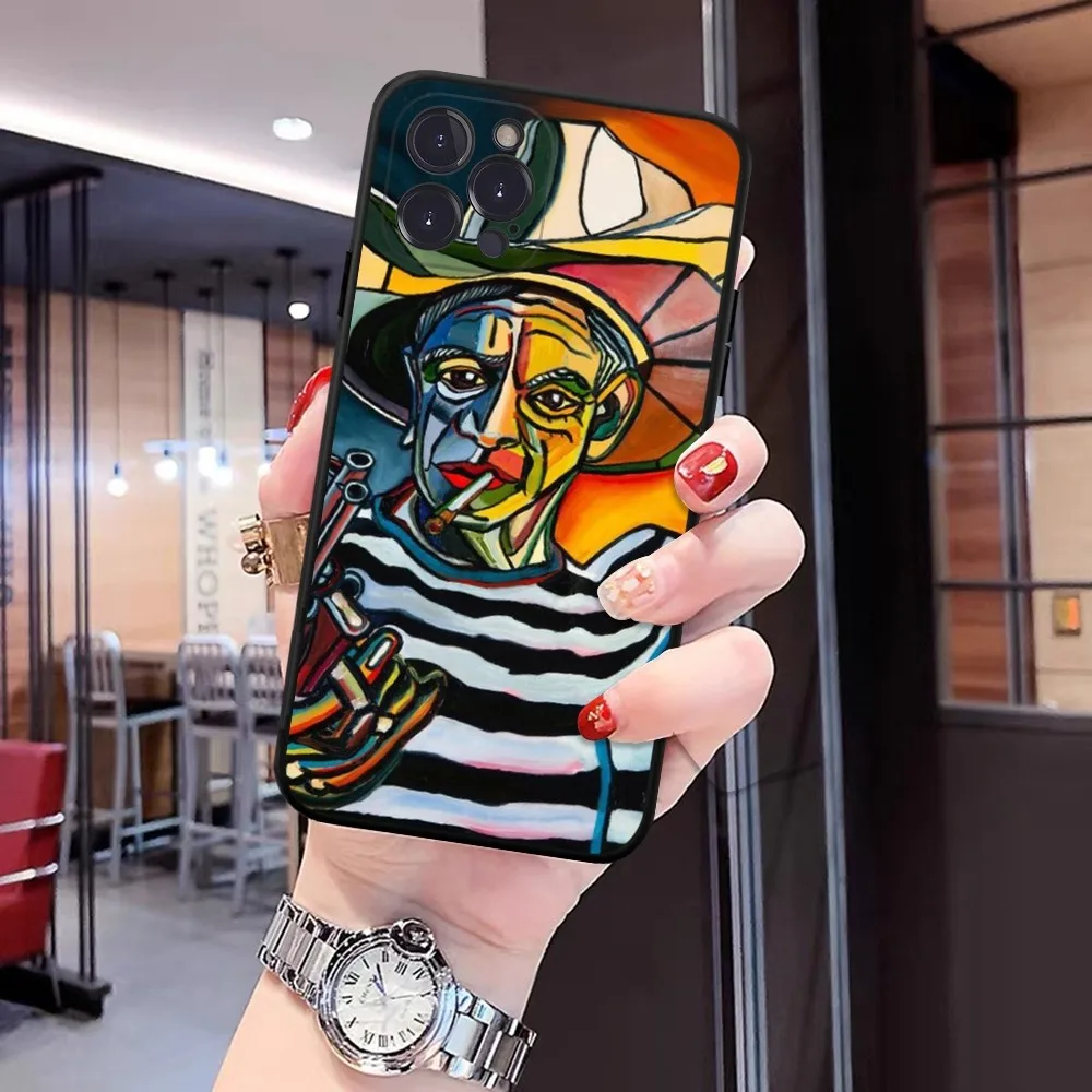 Picasso abstract Art Phone Case for iPhone 15 8 7 6 6S Plus X SE 2020 XR XS 14 11 12 13 Mini Pro Max Mobile Case