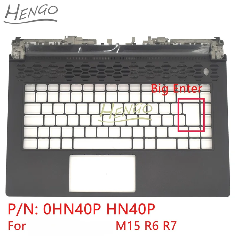 C  FOR New For Dell Alienware M15 R6 R7 Palmrest Upper Case C Cover Shell 0HN40P HN40P