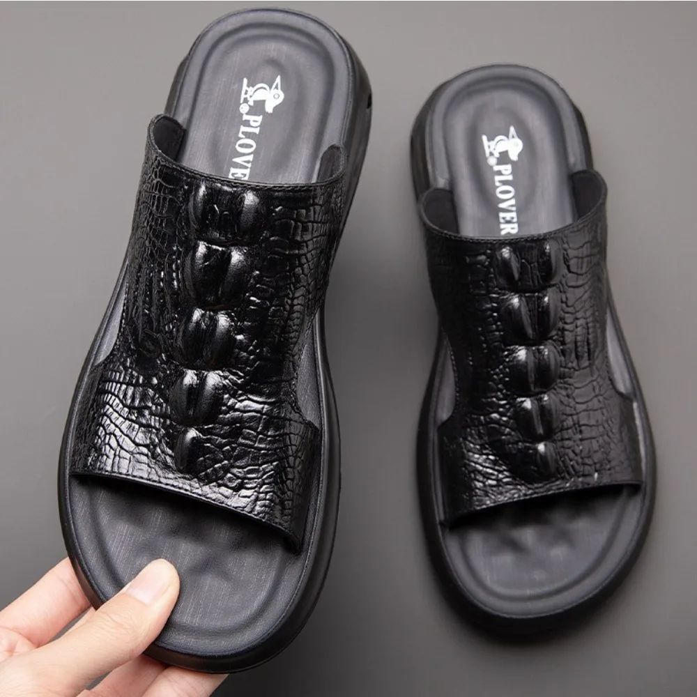 Slippers Men's 2026 Summer Outdoor Wear Korean Version Casual Two in One Sandals Beach Straight Drag Mens Shoes Slippers for Men
