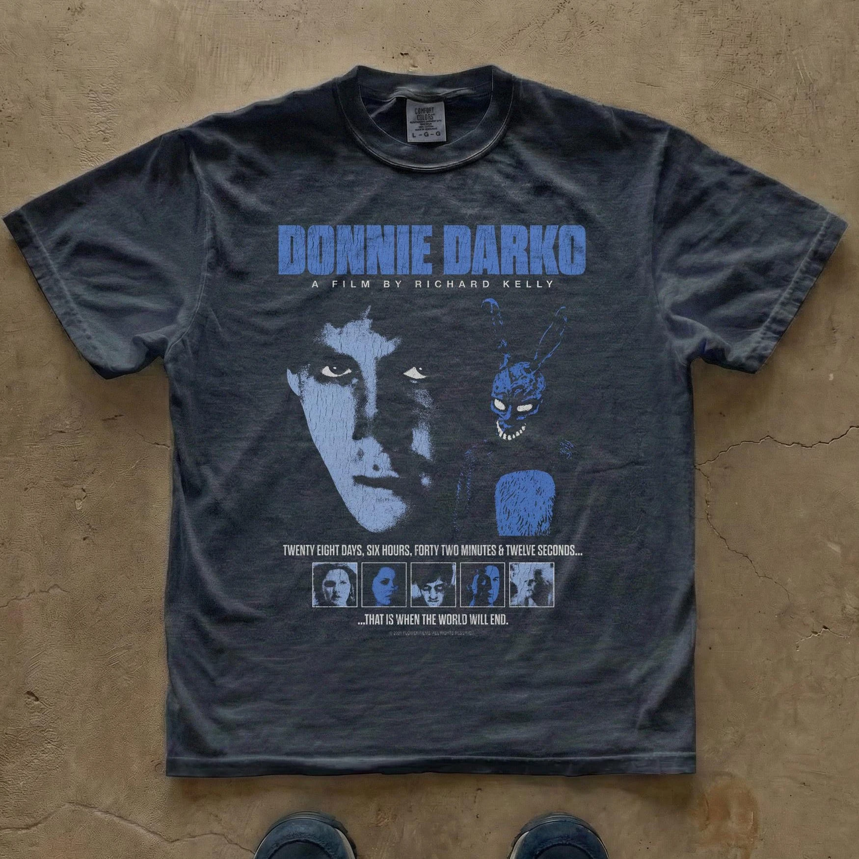 Donnie Darko Movie Poster T-Shirt | Retro Film Art Tee | Psychological Thriller Shirt