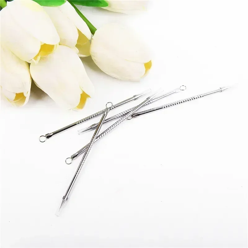 3pc Stainless Steel Blackhead Comedone Acne Blemish Extractor Remover Face Skin Care Pore Cleaner Needles Remove Tools Hot