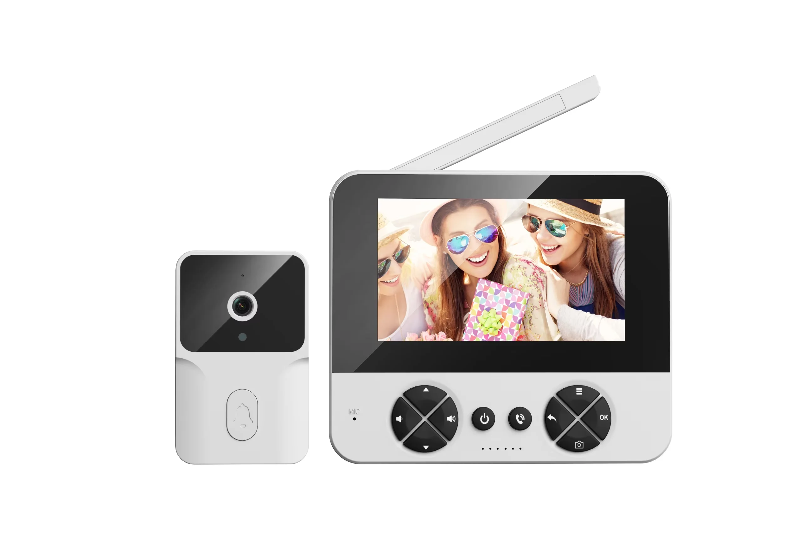43-inch-wireless-video-doorbell-720p-120°-camera-two-way-talk-infrared-night-vision-adjustable-volume-home-security-doorbell