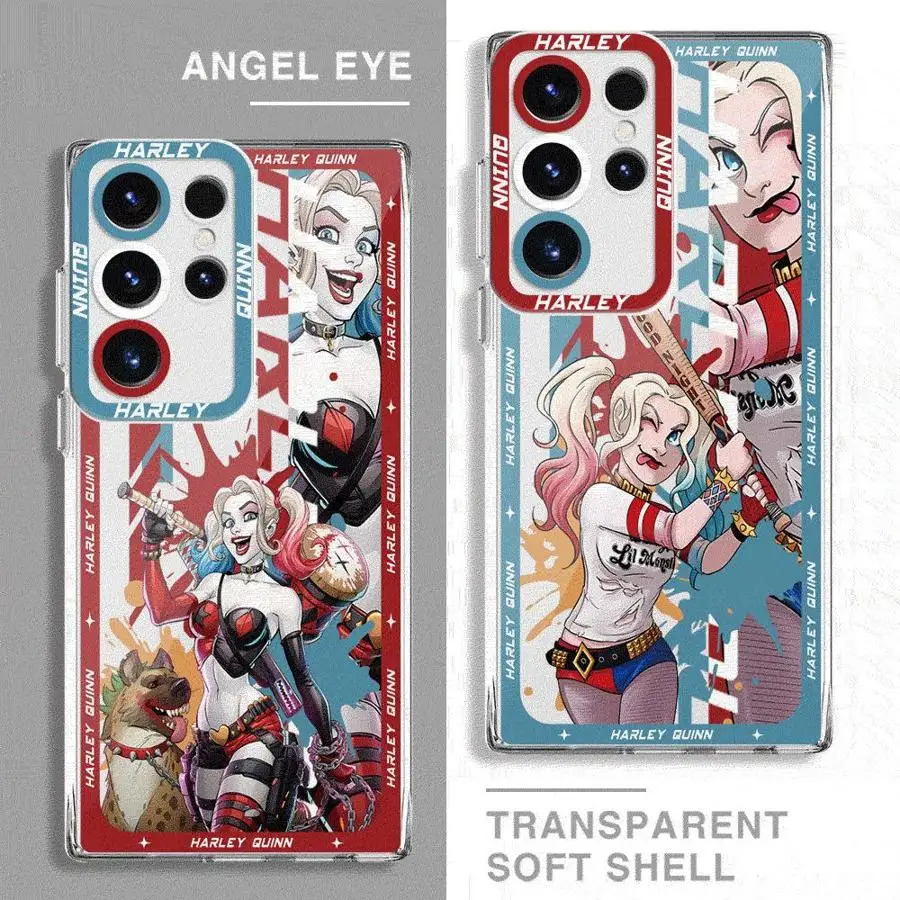 Sexy Girl H-Harley Quinn Phone Case for Samsung Galaxy Note10Plus 20 20Ultra S23 24 Ultra S22 S20 FE S21 Plus 5G S22Ultra Matte