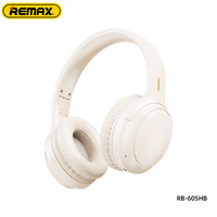 REMAX Wireless Headphone Bluetooth 5.4 Headset Foldable Design Earphone 40MM Dynamic Drivers HiFi Sound Long Play Time RB-605HB