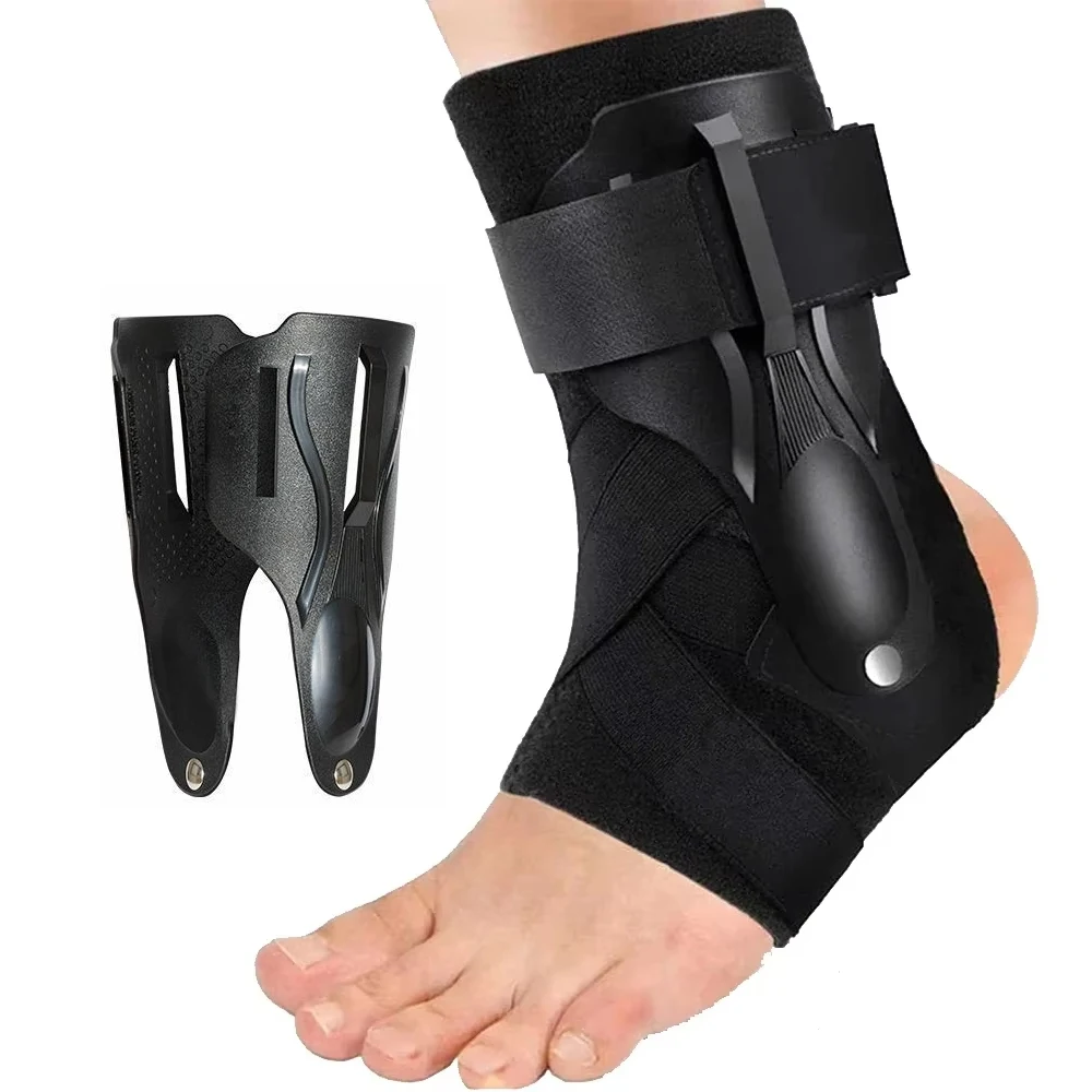 Ankle Brace for Sprained Ankle Support with Side Stabilizers for Men Women Ankle Splint Stabilizer Recovery Tendonitis