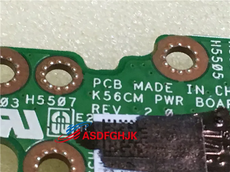 FOR ASUS  K56cm Laptop Power Switch on off Button Board 100% Perfect Work