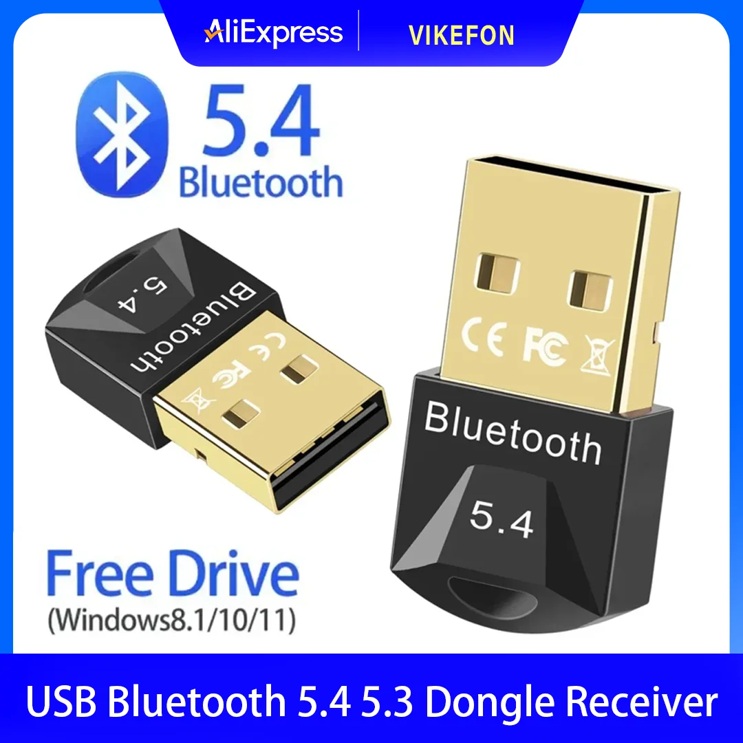 

Адаптер Bluetooth для ПК USB Bluetooth 5.4 5.3 Dongle Rece