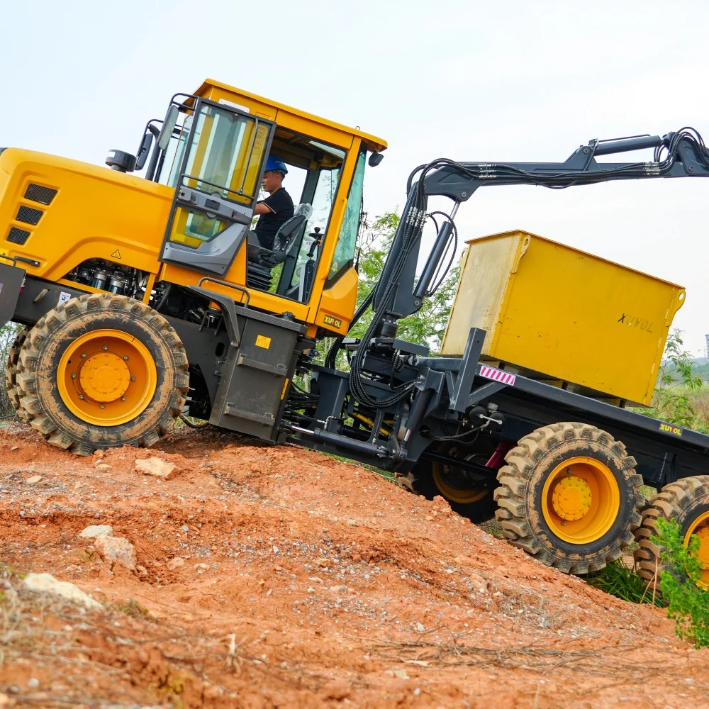 2025Macchinari per la foresteria Legno di canna da zucchero Log Fertilizzante in legname Colture materiale 6 Forwarder con ruote per uso in foresta e allevamento