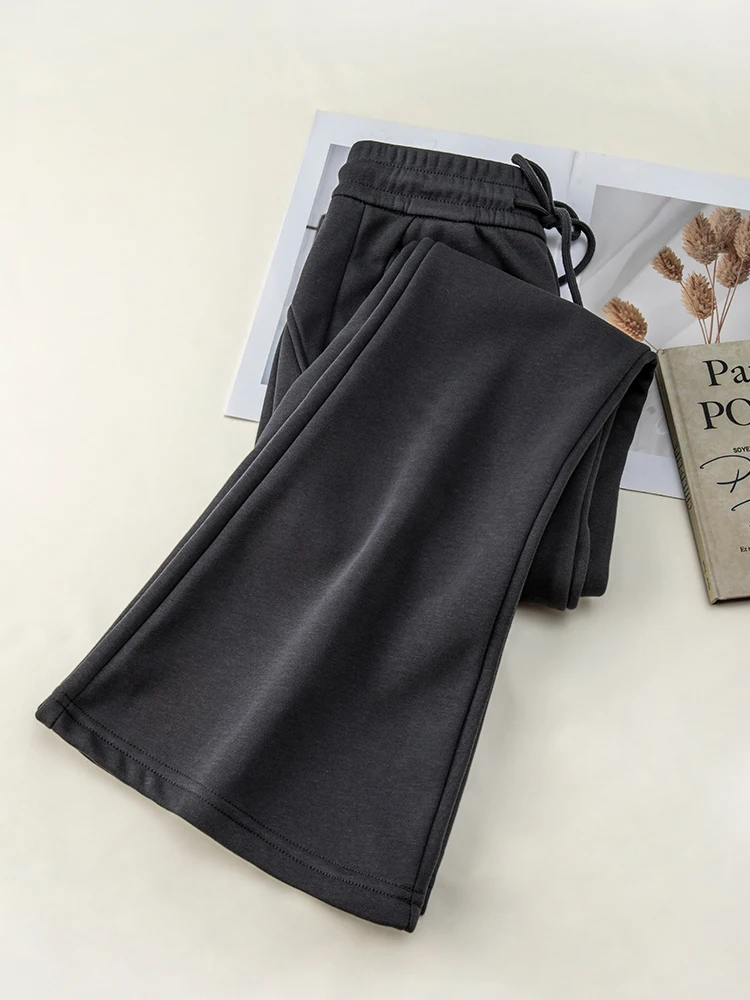 سراويل نسائية شتوية مبطنة بالصوف - سراويل لولو دوبي عالية الخصر لرفع المؤخرة، سراويل حريم سميكة ودافئة للتخسيس