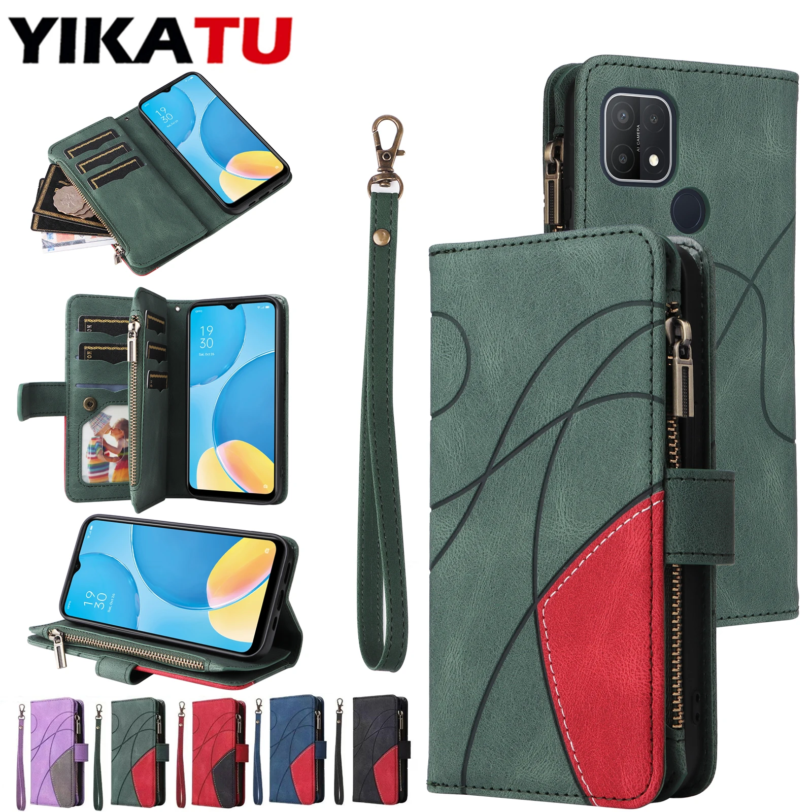 

Wallet Case For OPPO Realme C67 C63 C61 C33 C30 C25Y C25 C21Y C20 C15 C12 C11 2021 Realme 60 13 12 9 Pro Plus 11X 11 10 9i 5G 4G