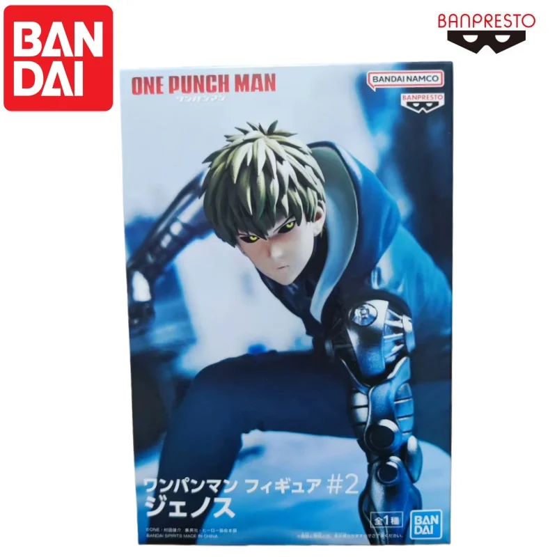 

Bandai In Stock Original One Punch Man Genos Doll Brand New Boxed Animation Peripherals Characters Garage Banpresto Ornaments