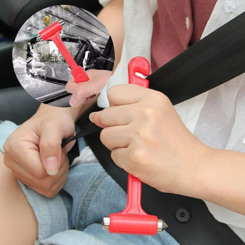 New Car Emergency Escape Tool Safety Escape Hammer Glass Window Breaker Knock Glass Rescue Seat Belt Cutter Life Saving Tools